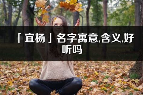 宜 名字 意思|「子宜」名字寓意,含义,好听吗